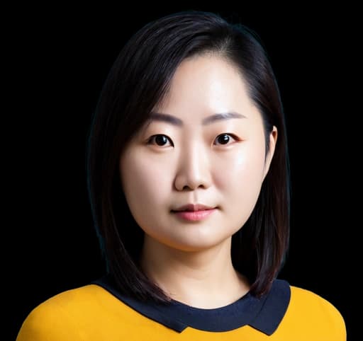 After AI simulation — female hairline restoration preview