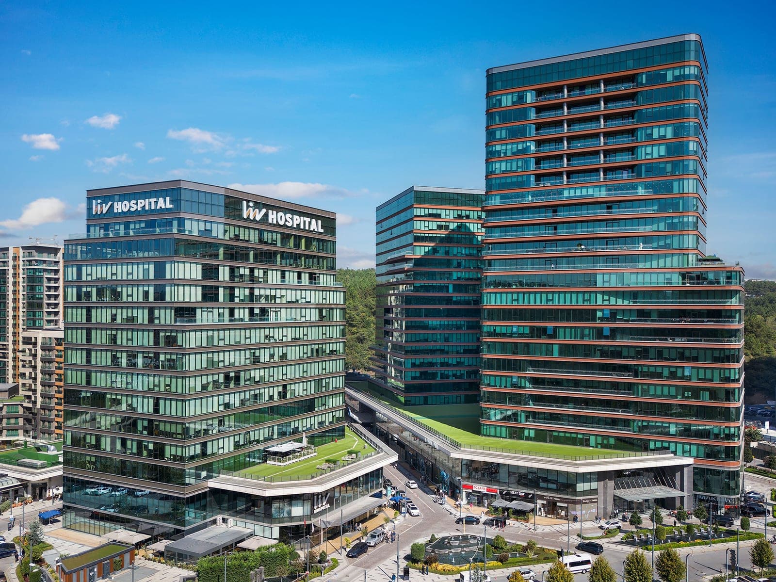 Liv Hospital Vadistanbul, the JCI-accredited hospital where Medhair Clinic operates